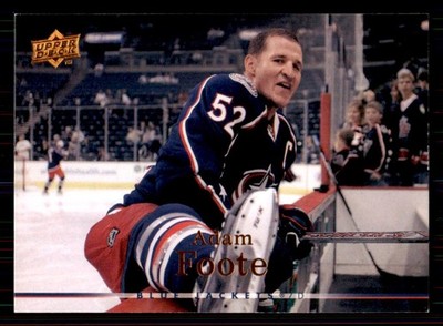 2007-08 Upper Deck #274 Adam Foote Columbus Blue Jackets