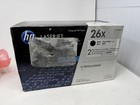 HP 26X 2-pack High Yield Black Original LaserJet Toner Cartridges New