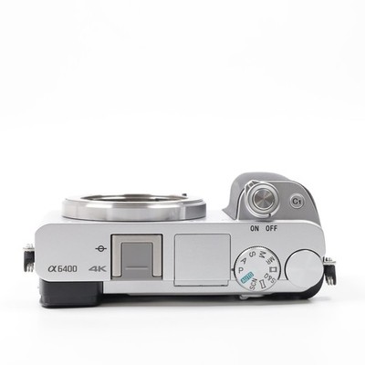 Sony a6400 ILCE-6400 Camera Body Silver (Shutter Count:1023) [Near
