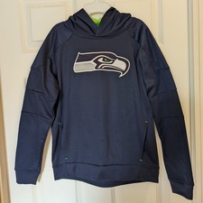 Seattle Seahawks NFL Team Apparel Youth Hoodie Size Large 14-16