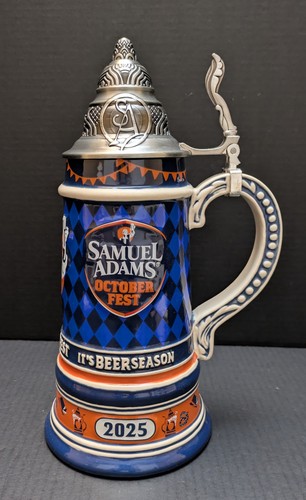 Samuel Sam Adams Octoberfest Beer Mug Stein 2025 Limited Edition #3960