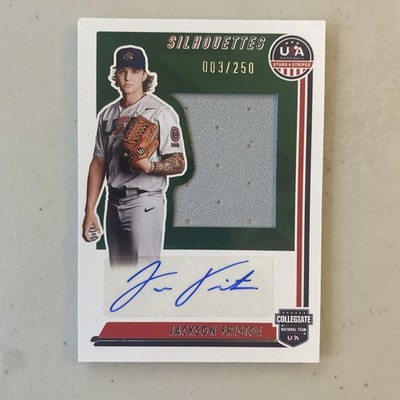 2022 Panini USA Baseball Stars & Stripes 3/250 Jackson Fristoe #SIL-JF Auto