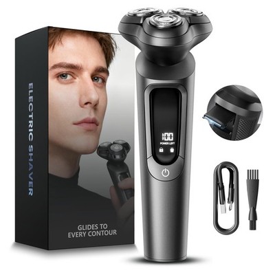 Electric Razor for Men, 3D Flex Blades with Pop-Up Trimmer, IPX8 Waterproof, ...