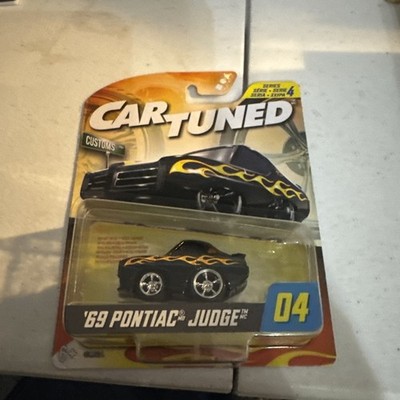 2025 Car Tuned Series 4 ~  69 Pontiac Judge ~ Black W/Flames ~ Customs #04 ~ NEW