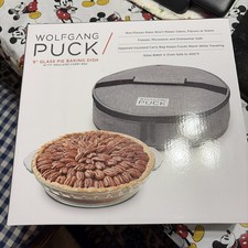 Wolfgang Puck 9 Glass Pie Baking Dish With Zi...