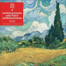 Impressionism and Post-Impressionism 2026 Mini Wall Calendar by The Metropolitan