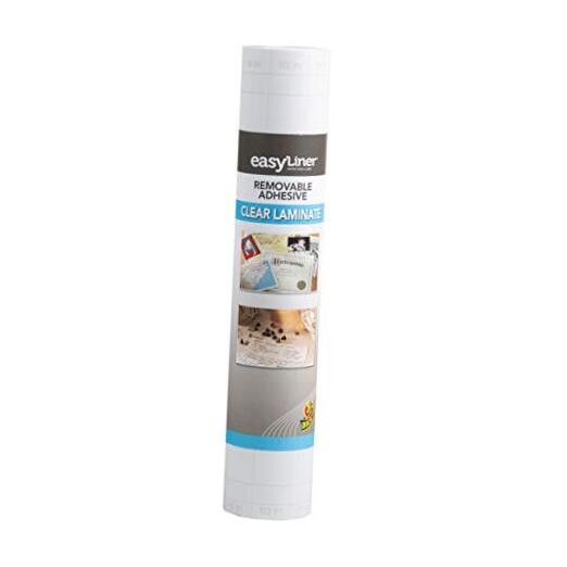 EasyLiner Clear Adhesive Shelf Liner for Cabinets, Cupboards & Protective