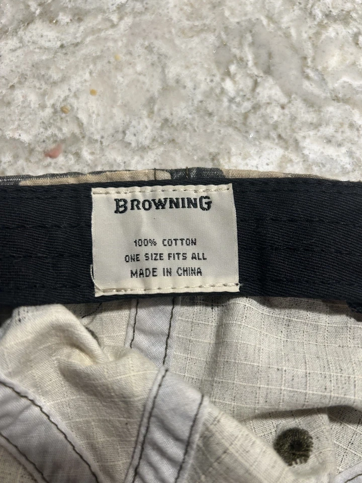 Browning Green Camo Ladies Cap Pink Logo One Size Fits All - Image 3 of 4