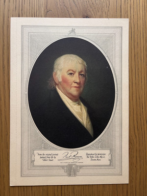 1928 FORBES LITHO MFG CO. advertising folder COLOR LITHOGRAPH PAUL REVERE