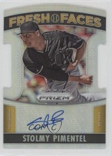 2015 Panini Prizm Fresh Faces Signatures Stolmy Pimentel #20 Auto 0j4n
