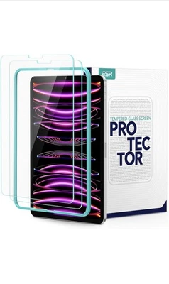 ESR iPad Pro 12.9 Screen Protector with Alignment Frame 2 Pack Clear 2022/21/20