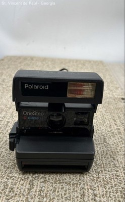 Vintage Polaroid One Step Close Up 600 Film Instant Camera W/ Strap Tested Read