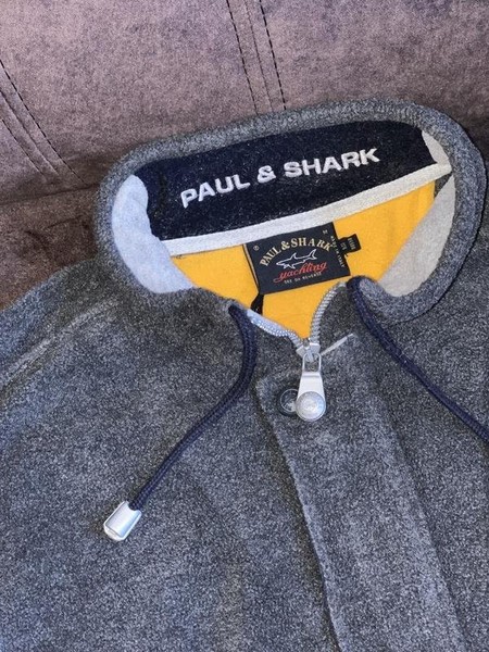 Men Paul & Shark Sweater Grey Polyester 42 / XL /