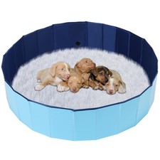 Portable Whelping for Puppies  47"X12" Dog Birthing Pool, Whelping Pen for D...