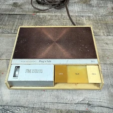 Vintage Realistic Plug N Talk FM Wireless Intercom Turns On