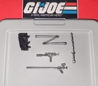 GI Joe Snake Eyes 1989 Complete Weapons Accessories Set Original 80's Hasbro