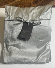 Restoration Hardware Italian Ultra-Soft Sateen Box Spring Cover Twin Mist $185