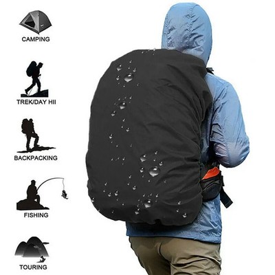 20-80L Adjustable Waterproof Dustproof Backpack Sport Hiking Cover Bag Shoulder 