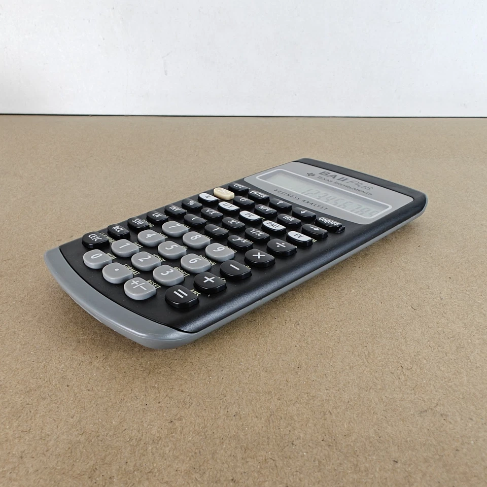 TEXAS INSTRUMENTS BA II Plus Financial Calculator Black - Image 2 of 4