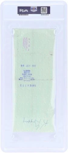 Ken Griffey Sr. New York Yankees Signed Check October 6, 1985 - PSA 84942935 - Image 2 of 2