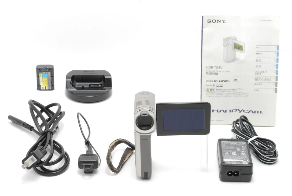 🎦[CASI COMO NUEVA] Videocámara Sony Handycam HDR-TG5 HD 4,0 MP con batería DESDE JAPÓN Foto 4 de 4