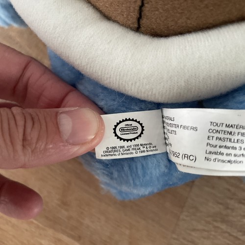 VTG 1999 Pokémon BLASTOISE Plush Toy Doll Play By Play Nintendo Rare 10” - Picture 6 of 7