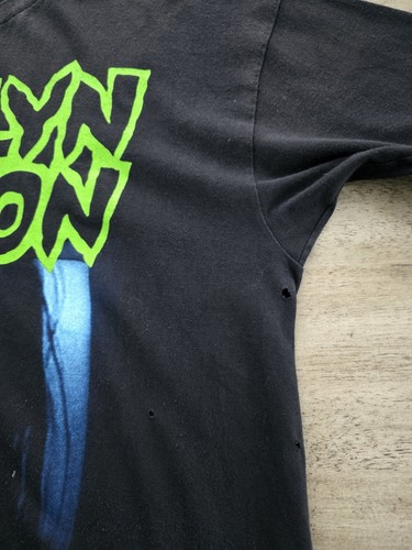 Vintage 90s Winterland Marilyn Manson TV Screen Double Sided Print T-shirt Sz XL - Picture 10 of 12