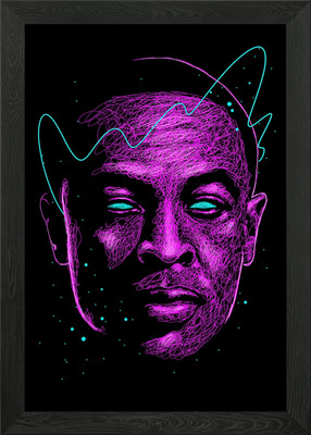 Andre Romelle Young Dr. Dre Gerahmtes Wandbild Poster Leinwanddruck Bild