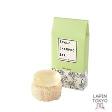  NEW Koharubiyori Scalp Shampoo Bar 100g Geranium Bergamot Scent with Loofah