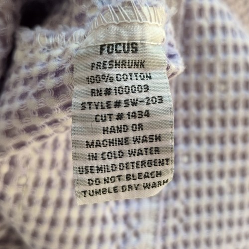 Focus Casual Life Lagenlook Waffled Jacket Size Large - Picture 7 of 8