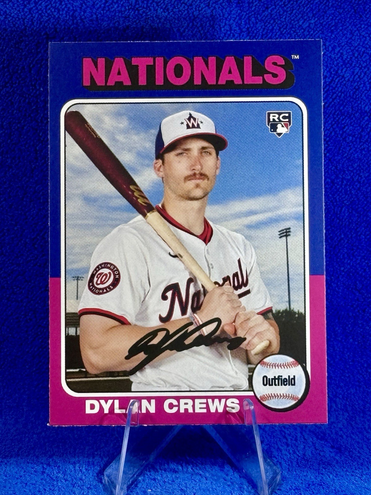Dylan Crews RC 2025 Topps Heritage 25th Anniversary Insert #H25-24 Rookie RC