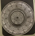 Vintage Federal Glass Heritage Clear 11.5” Cake Plate Serving Platter