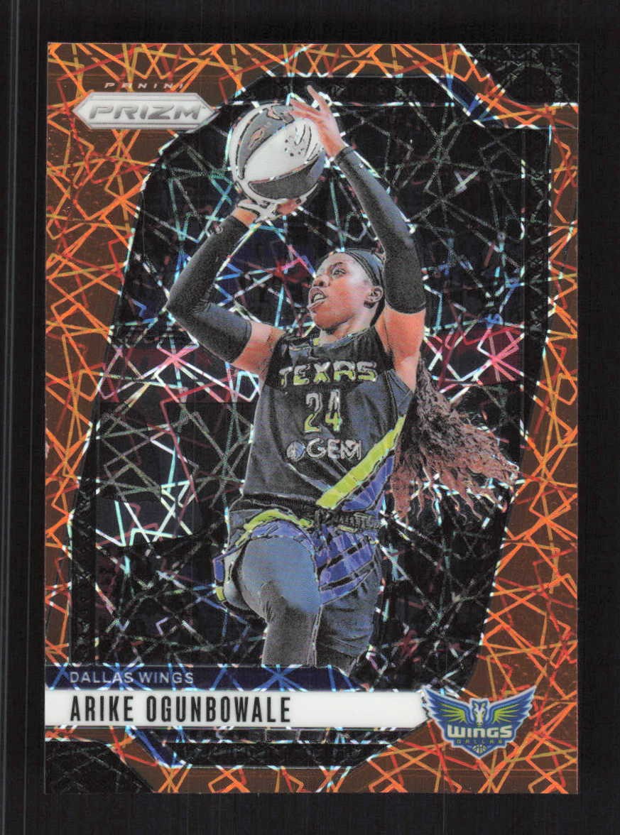 Arike Ogunbowale 2024 Panini Prizm WNBA Orange Velocity Prizms #28