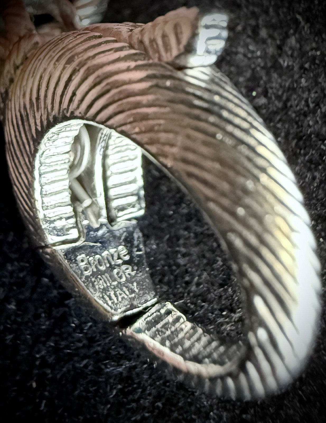 Bronzo Italia Silver-toned Chunky Triple Rolo Link Bracelet - QVC Bronze Milor 