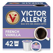 French Vanilla Flavored Coffee, Medium Roast, 42 Count, Single Serve Coffee Pods
