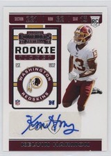 2019 Panini Contenders Rookie Ticket Kelvin Harmon #161 Rookie Auto RC