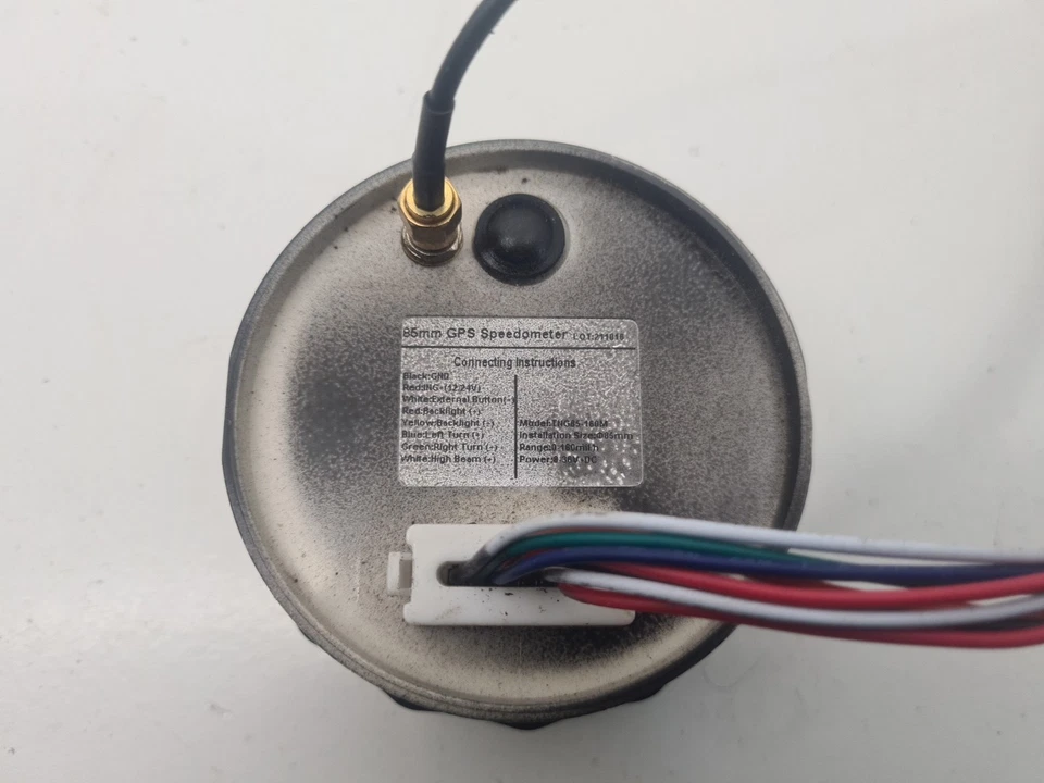 85mm Car Truck Boat Motorcycle GPS Speedometer Gauge 160 MPH Odometer - Image 3 of 4