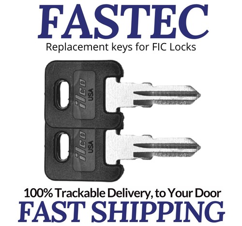Fastec FIC Keys RV Motorhome Camper Replacement Key cut to your code CF301-CF351 - Bild 1 von 3