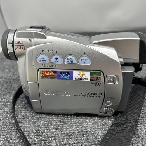 Canon NTSC ZR65MC Mini DV Digital Video Camcorder *Parts Or Repair Unit* - Picture 2 of 10