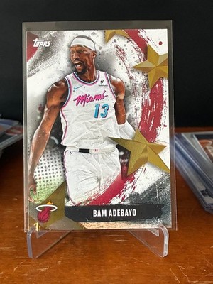 Bam Adebayo   Stars Insert 2025/2026 Topps Flagship Basketball Miami Heat 