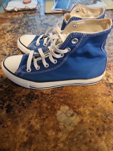 ROYAL BLUE Converse Chuck Taylor Hi Top Sneaker Mens 4.5 / Women’s 6.5 - Picture 4 of 9
