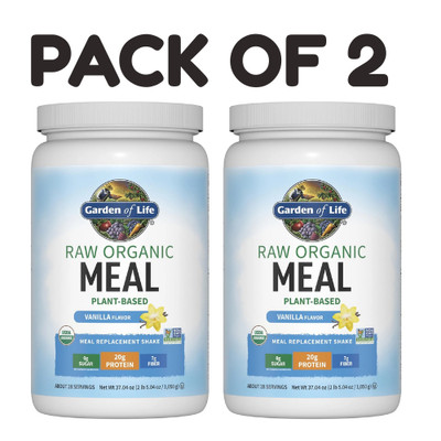 Garden of Life Meal Replacement Shakes   Vegan RAW Organic   Pack of 2