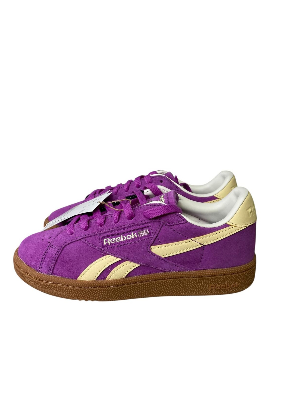 Reebok Women Sneaker Club C Grounds UK 100220814 Tennis Purple Chalk Size 5 M thumbnail 8
