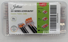 WAGO 221 LEVER-NUTS 30Pc Compact Splicing Wire Connector Assortment With Case