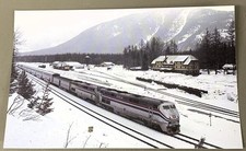 T1701 Essex Mt. Postcard  Amtraks Empire Builder  Train