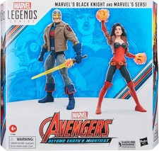 Marvel Legends Series Black Knight Sersi  Avengers 60Th Anniversary Collectible