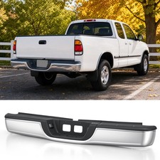 Complete Chrome Rear Step Bumper Assembly For 2000-2006 Toyota Tundra Steel Complete Chrome Rear Step Bumper Assembly For 2000-2006 Toyota Tundra Steel