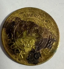 Vintage Chuck E Cheese Showbiz Pizza Token 25 Cent Coin 1983