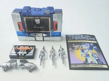 Vtg Transformers G1 1984 SOUNDWAVE/ BUZZSAW W Accessories & Instructions 