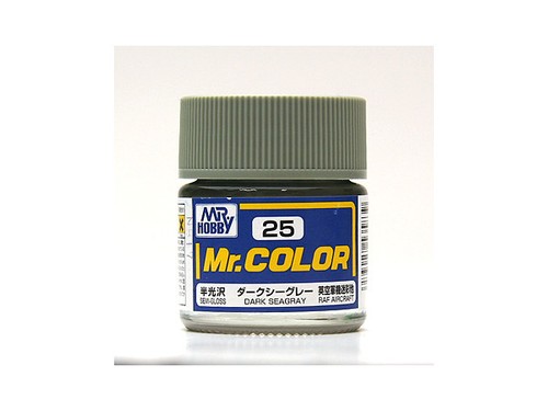GSI Creos MR. Hobby Mr Color MR-025 Dark Sea Gray 10mL Primary Gloss Paint